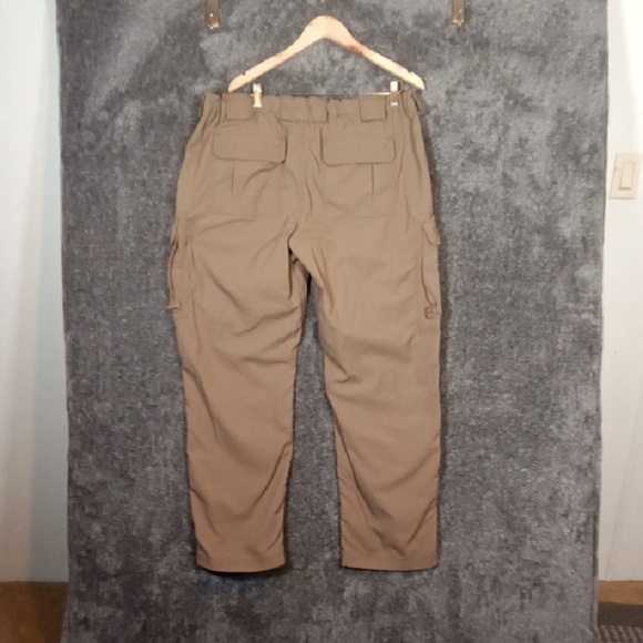 Duluth Trading Co  Fire Hose Brown  Cargo Pants Relaxed Fit Gorepcore Mens 32 - Picture 3 of 9